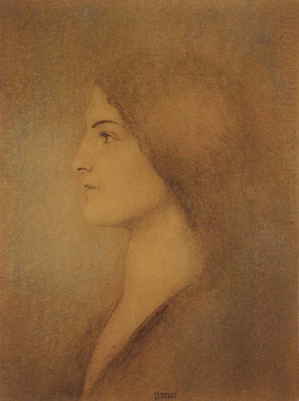 Head of a Woman, Fernand Khnopff